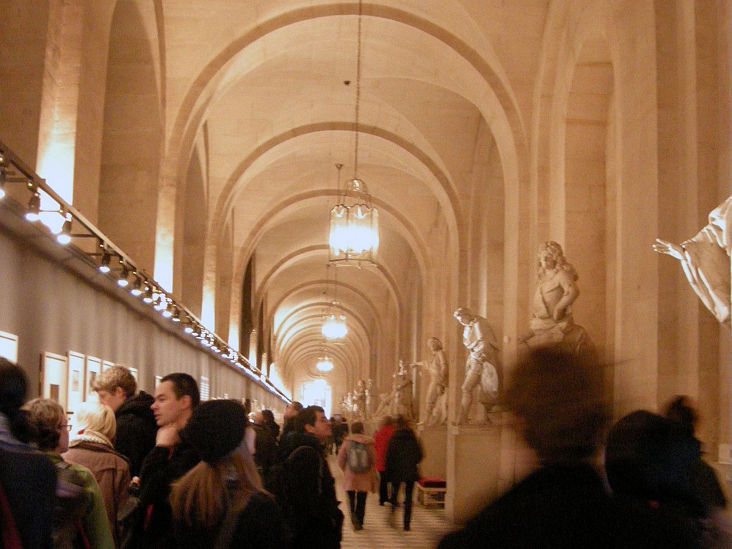 Paris Versailles 11 Hallway With Statues 